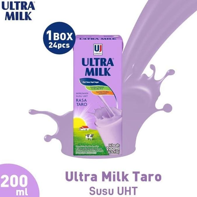 

BISA BAYAR DITEMPAT Ultra Milk Taro 200 ML ( 1 karton isi 24 pcs )