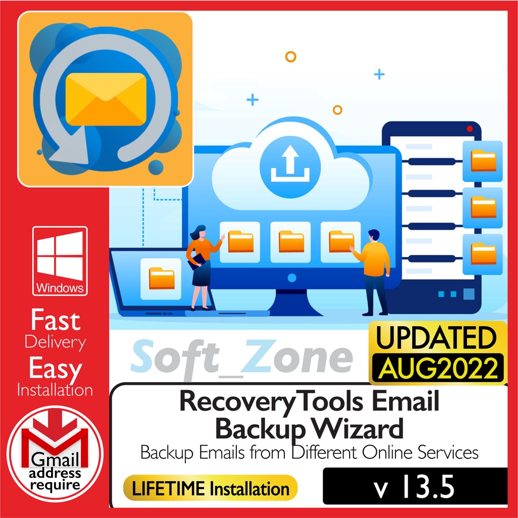 

RcvryTls Eml Bckp Wzrd 13.5 - Bckp Emls frm Dffrnt Onln Srvcs [WINDOWS x64] - Dgtl Dwnld