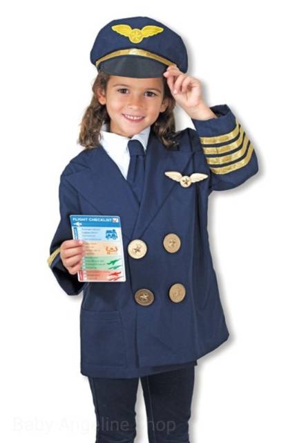 Pilot costume cosplay anak balita boy girl kostum profesi