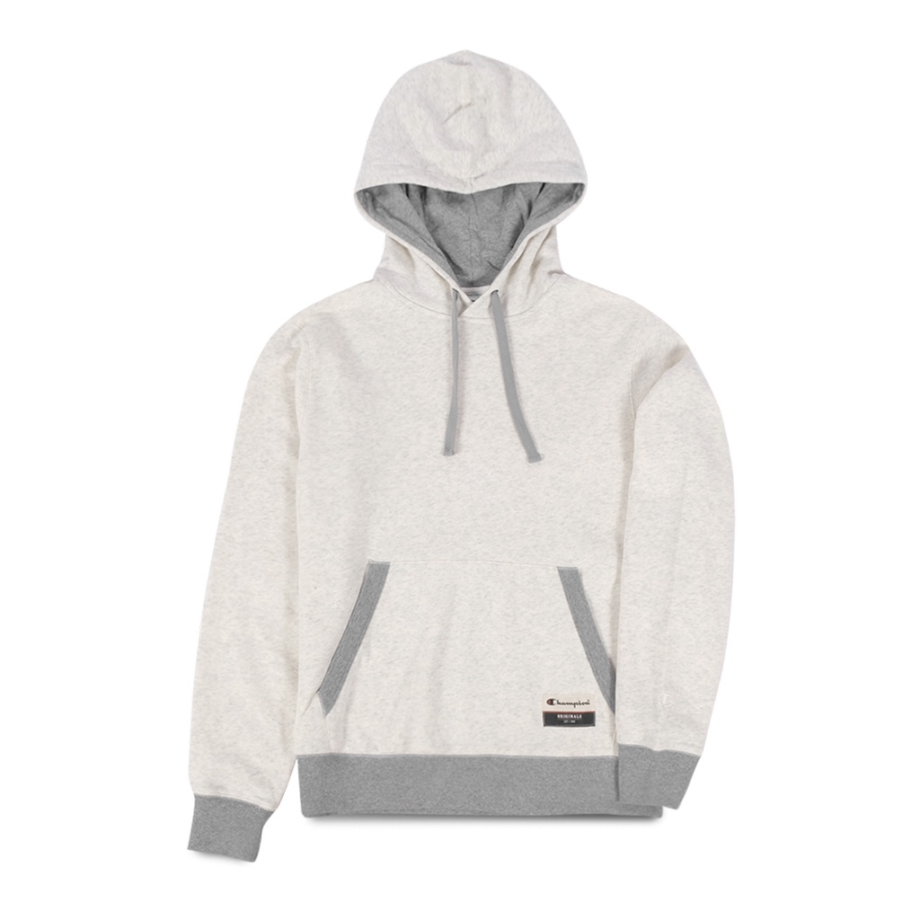 Champion Sueded Fleece Hoodie Light Grey