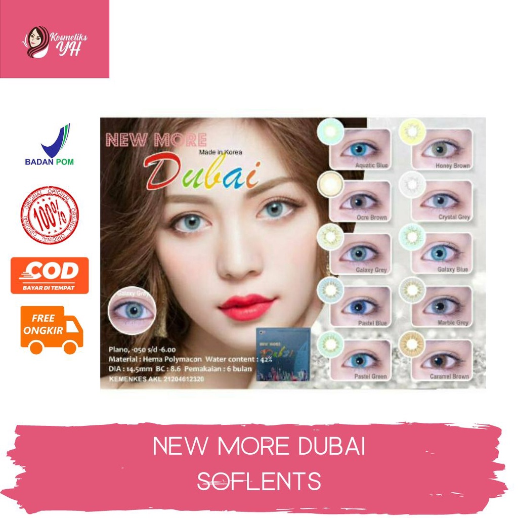 SOFTLENS MATA DUBAI DAN LENSA MATA ARABIAN LOOK