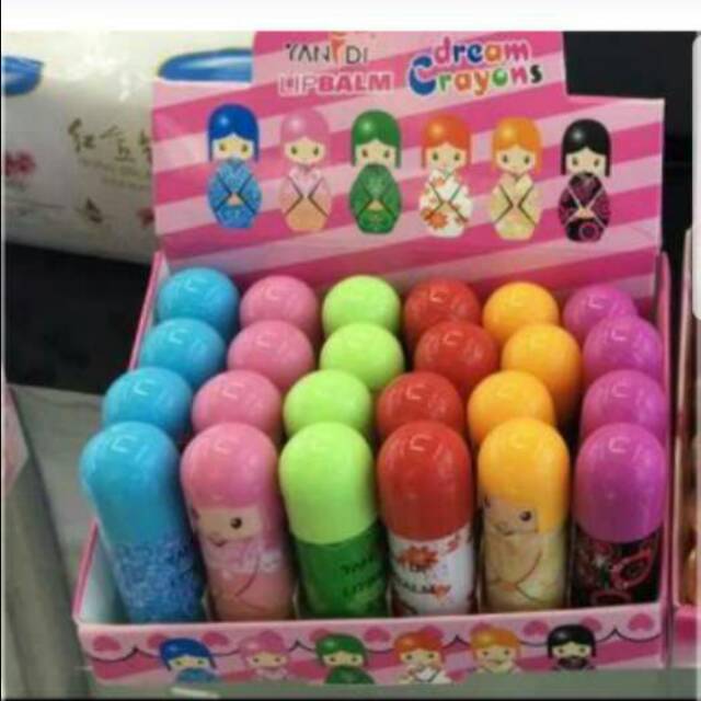 

Yandi Lipbalm Crayon 24pcs
