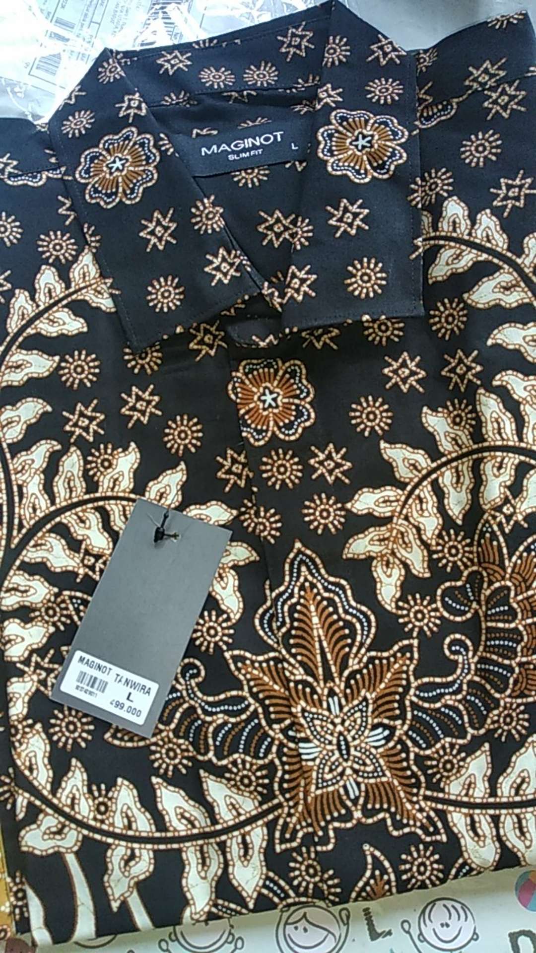 Maginot Kemeja Batik Pria Tanwira-ls Lengan Panjang