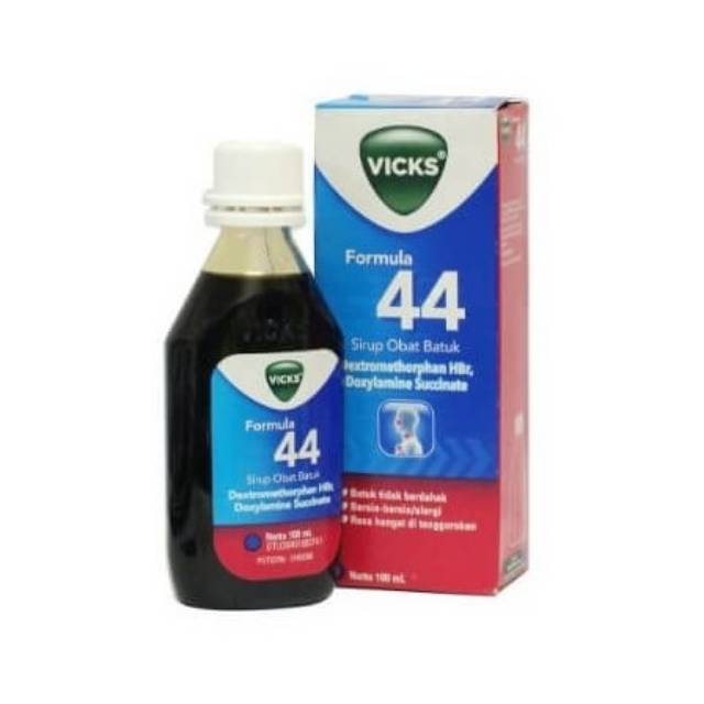 Jual Vicks Formula 44 Dewasa dan Anak - Obat Batuk Tidak Berdahak