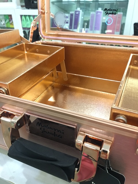 Masami Shouko Beauty Case Rose Gold Satin S Case With Flat Bulb Stereo