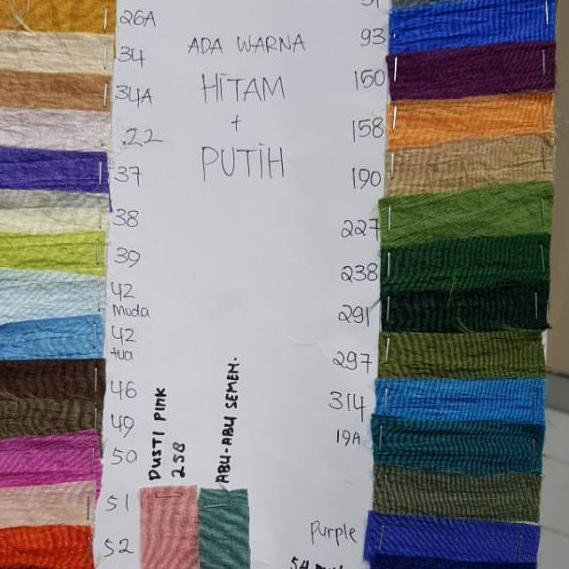 Paling Dicari.. Kain Parasut Kringkel WATERPROOF ANTI AIR Kahatex / Crinkle / Kain Kerut / Kain Muke