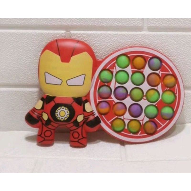 PROMO !!! pop it  spiderman,Hulk,Ironman ,capten-4