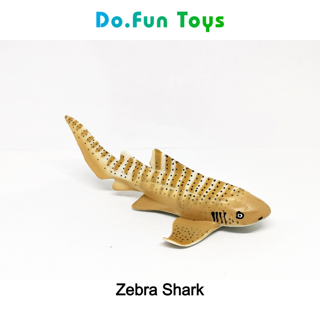 Animal Figurine | ZEBRA SHARK / Mainan Miniatur Hiu Tokek