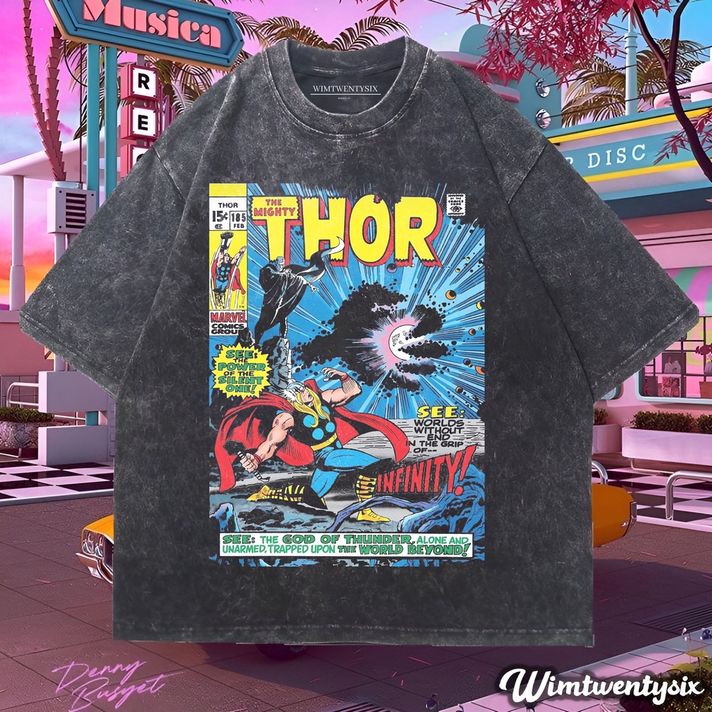 t-shirt oversized | kaos oversize | kaos washing | kaos thor | thor god of thunder