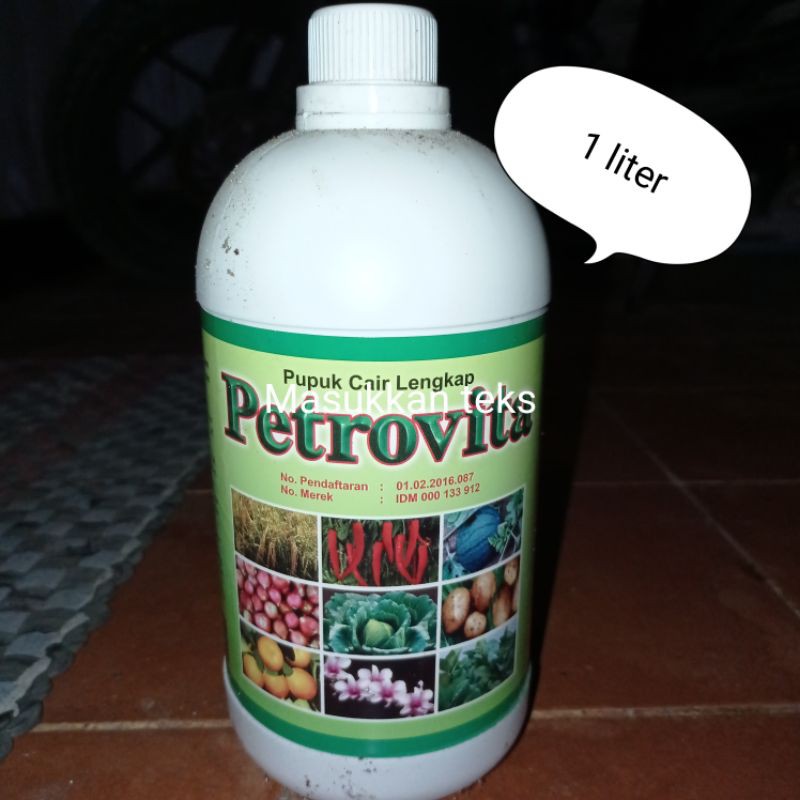 Pupuk Cair lengkap Petrovita 1 liter