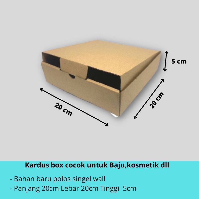 

Dus Packing | Kardus | Box | Kardus 20x20x5 Box Die Cut dan Easy Usage Kardus Box Kardus Packing