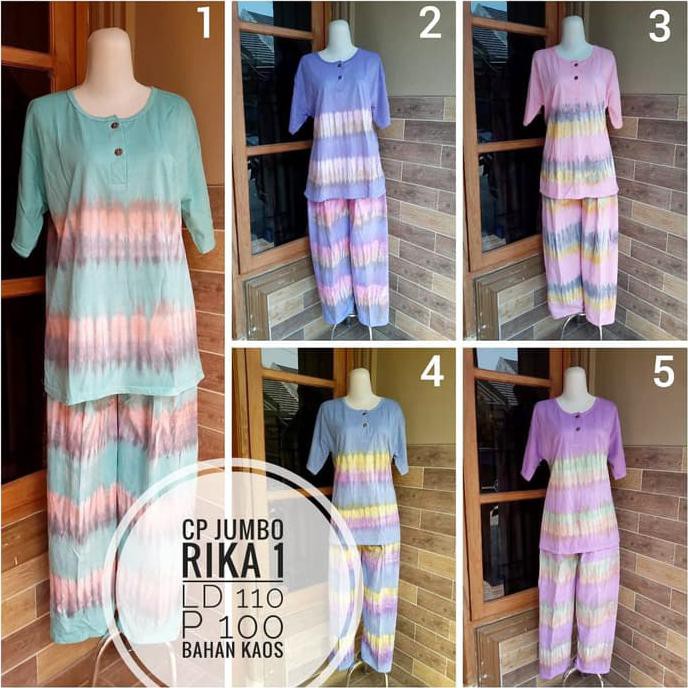 PRODUK READY... SETELAN BAJU BATIK JUMPUT CELANA PANJANG TIEDYE KULOT KAOS NAYA BATIK - DUA MURAH