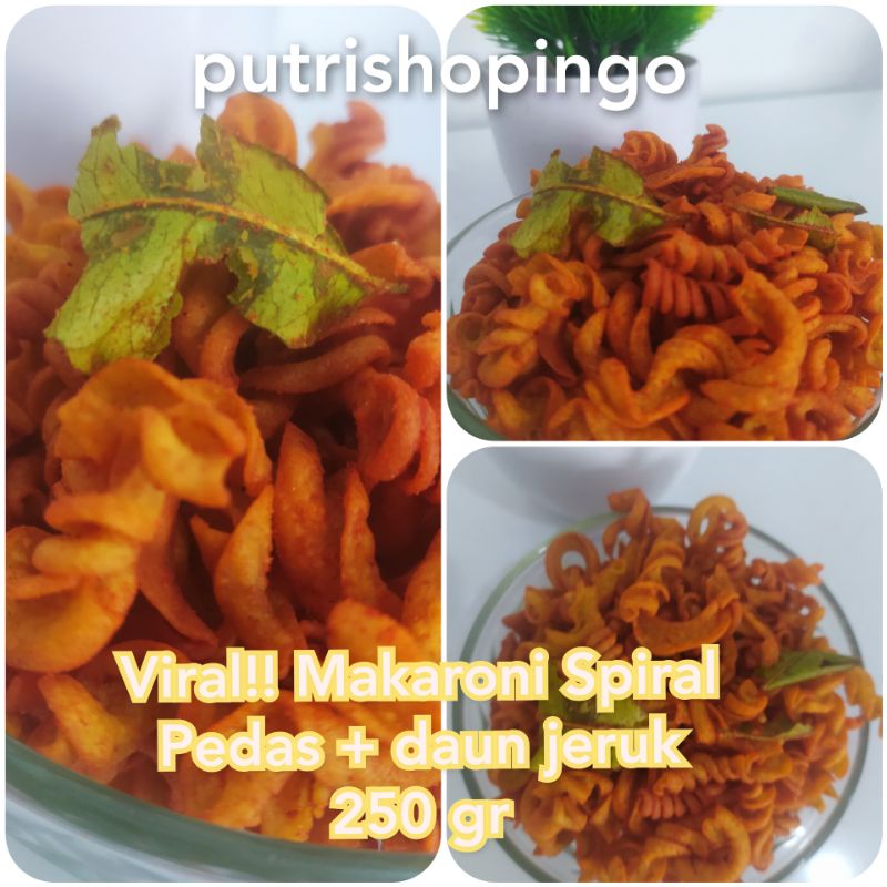 

VIRAL!! MAKRONI SPIRAL PEDAS PLUS DAUN JERUK 250 GR PROMO PASTI MURAH ll Oleh oleh Solo ll Snack Lebaran