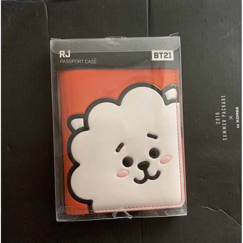 official bt21 passport case rj