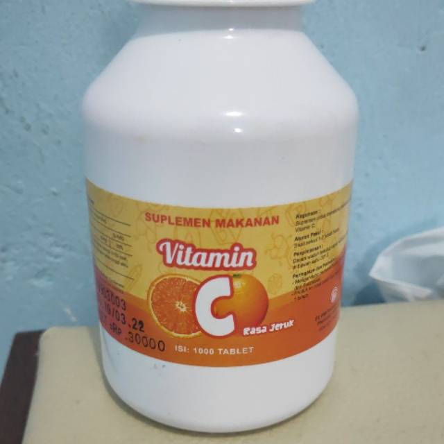 Vitamin C 25mg Tablet Hisap Isi 1000 Tablet Shopee Indonesia
