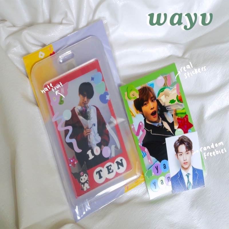 

WAY V polaroid deco with id card