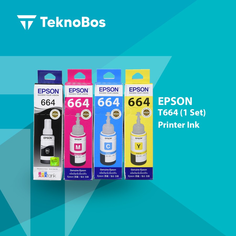 Epson Ink 664 Bundle CMYK