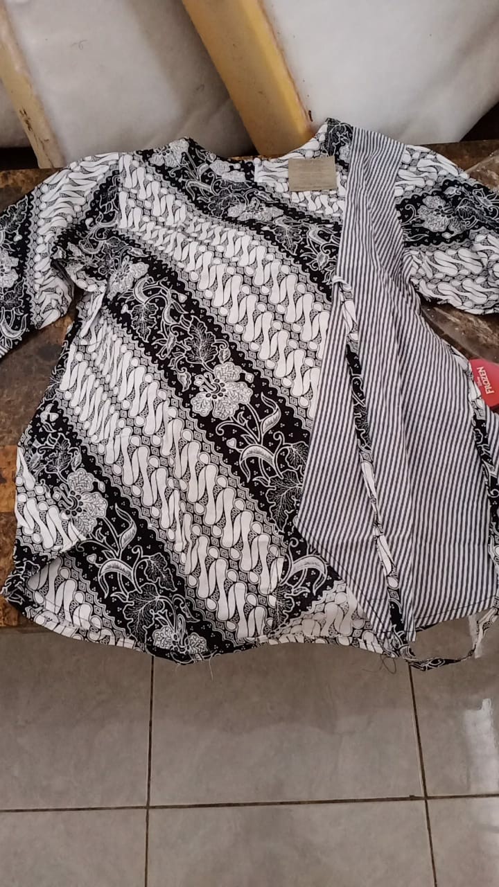 Atasan Batik Wanita Seragaman Dolbi Dolby Dobby Doby Tenun Sutra Halus Katun Atbm