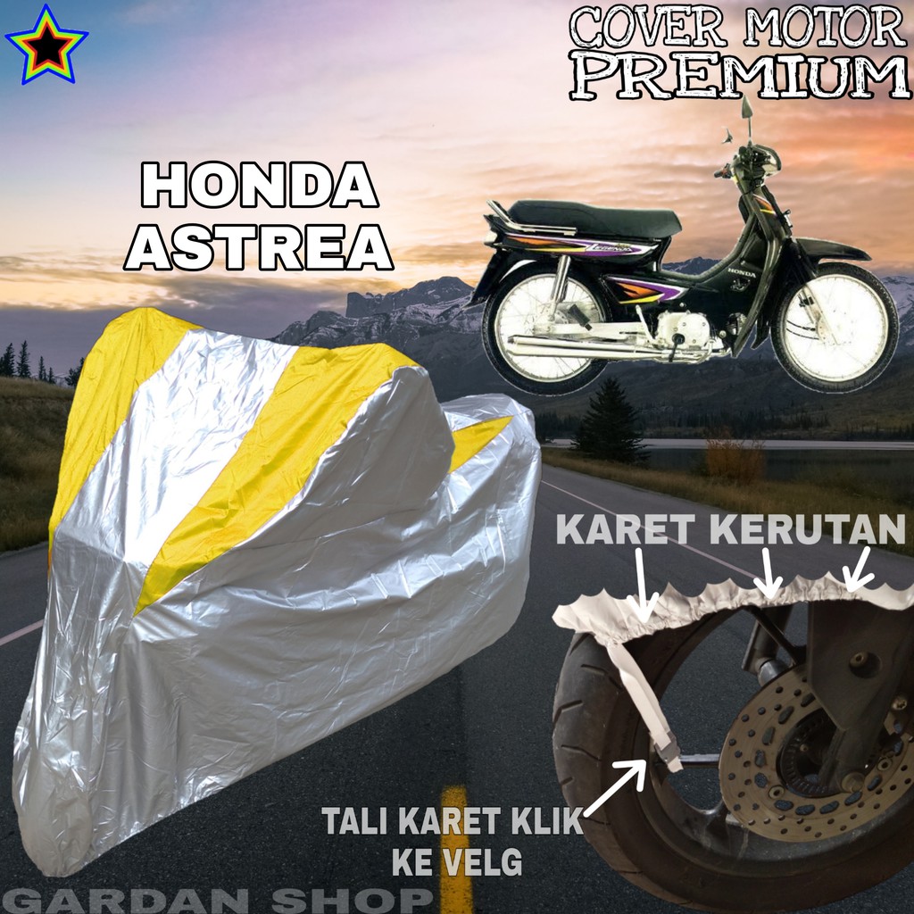 Sarung Motor HONDA ASTREA Silver KUNING Body Cover Honda PREMIUM