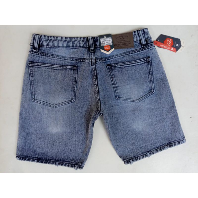 CELANA JEANS PENDEK SOBEK COLOR COWOK/CELANA JEANS PENDEK SOBEK PRIA