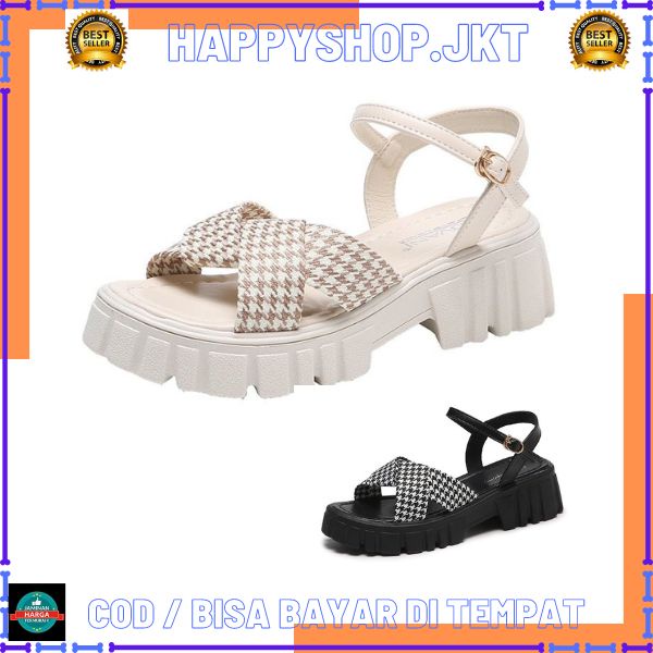 HS /  Wedges Sandal Wanita Premium S-13