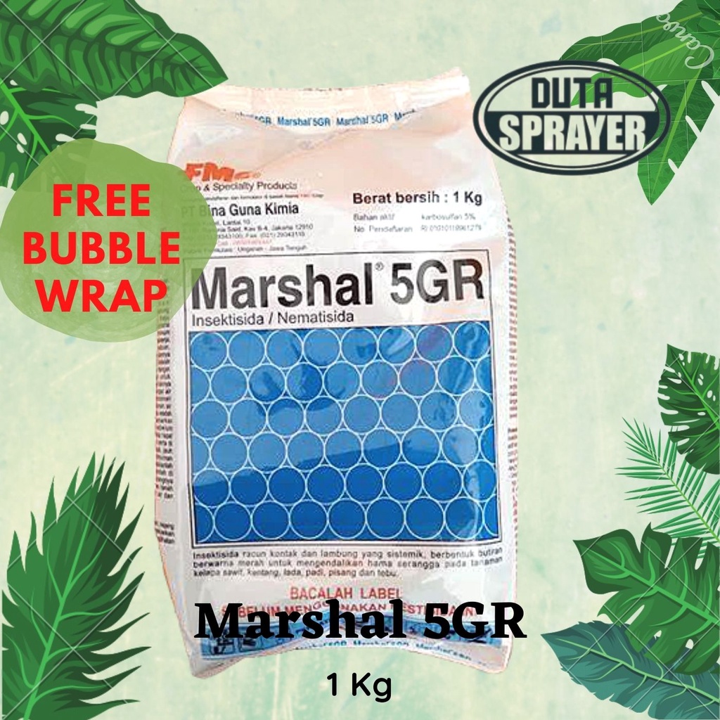 Marshal 5GR 5 GR 1Kg Insektisida Nematisida 1 Kg Jagung Pisang Padi