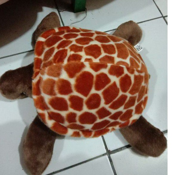 BONEKA KURA KURA PENYU COKLAT BESAR KARAKTER BINATANG