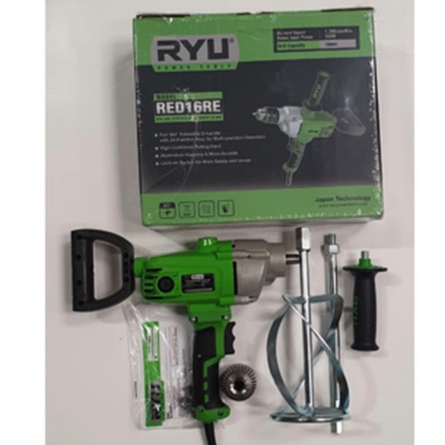 Ryu RED16RE Electric Mixer mesin pengaduk cat listrik 16 mm bor 16mm