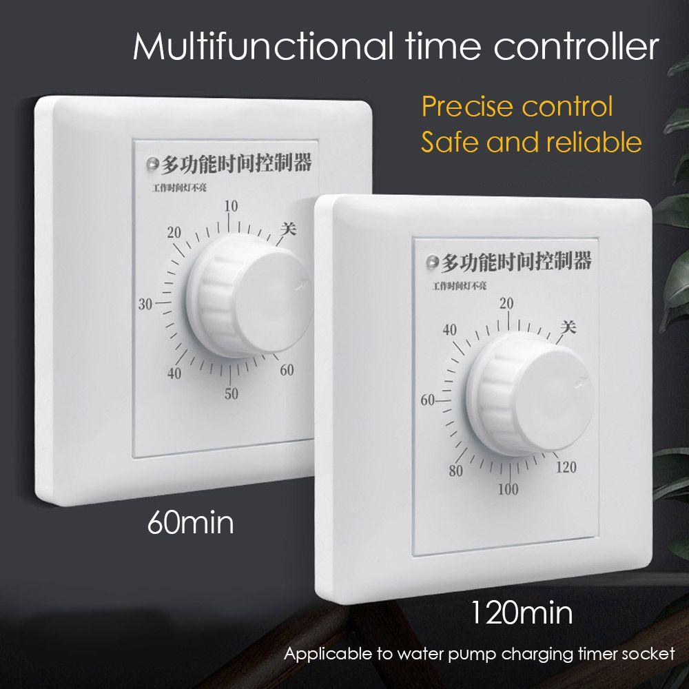 POPULAR Timer Switch Safe Aplikasi Lebar 86*86mm Time Control Interruptor