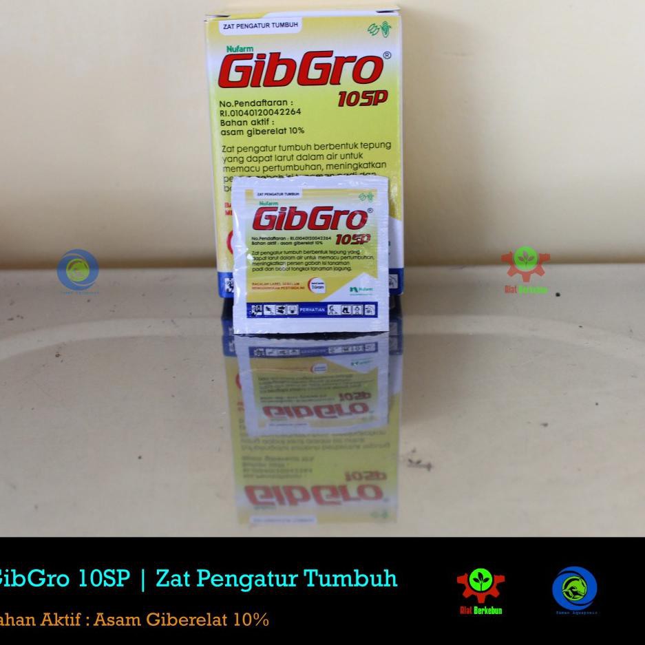 [AGEN] GibGro 10SP GA3 Sachet ZPT Tanaman Nufarm