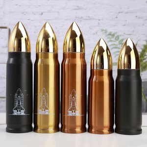 Botol Minum Termos Model Peluru Bullet Vacuum Cup 500ml