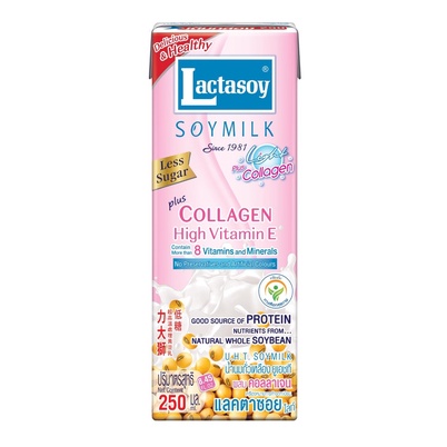 

Lactasoy Soymilk Collagen High Vit. E 250ml