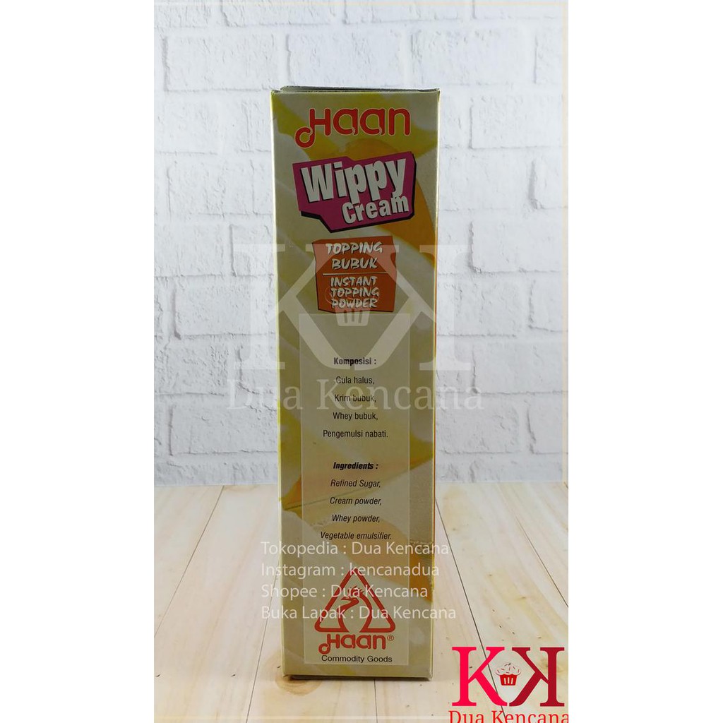 

Dwpt Haan Wippy Whippy Cream Topping Bubuk Instant Topping Powder 400Gr Hy2T