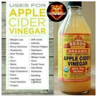 

cuka apel (brag organic appel vinegar 473ml)