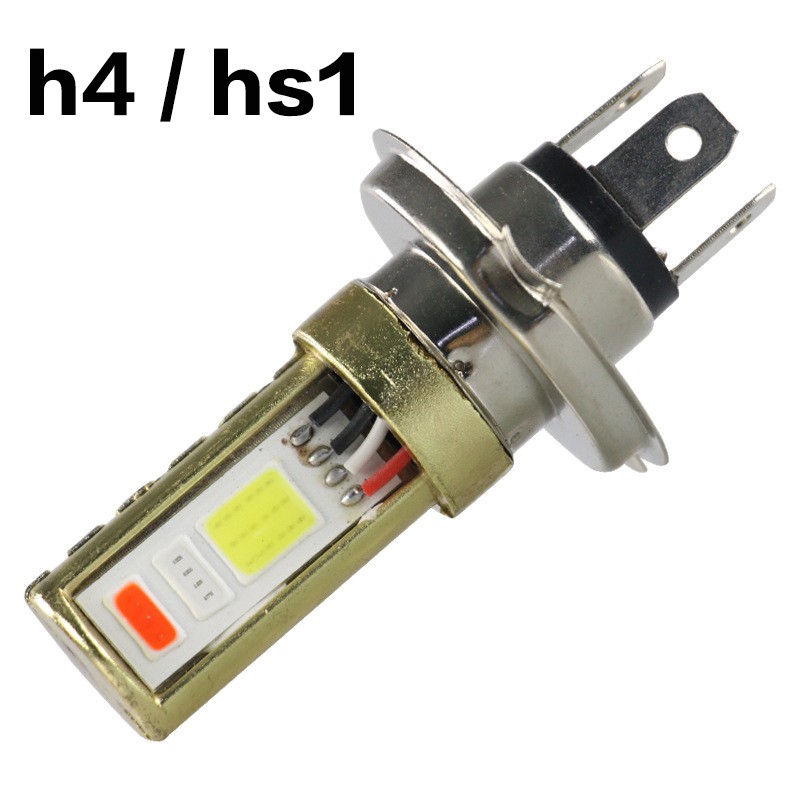 [Three colors] H6 LED DC H4 HS1 LED headlights Pentium Haomai Dijue Master G4 Fengyun H6 straight up