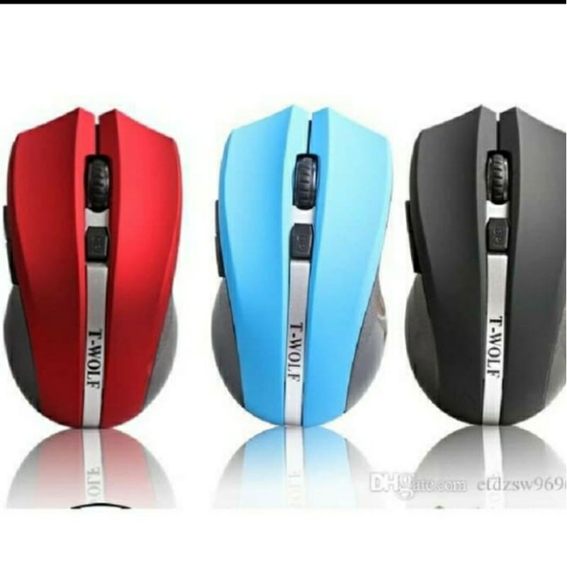 SKU-1104 MOUSE WIRELESS TWOLF Q5 SILENT 6 TOMBOL T WOLF GAMING MOUSE