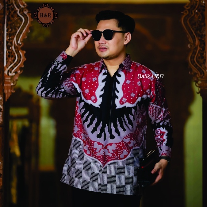 Baju Batik Pria Lengan Panjang Kemeja Batik Pria Batik Premium Kemeja Cowok Batik modern Baju Pria