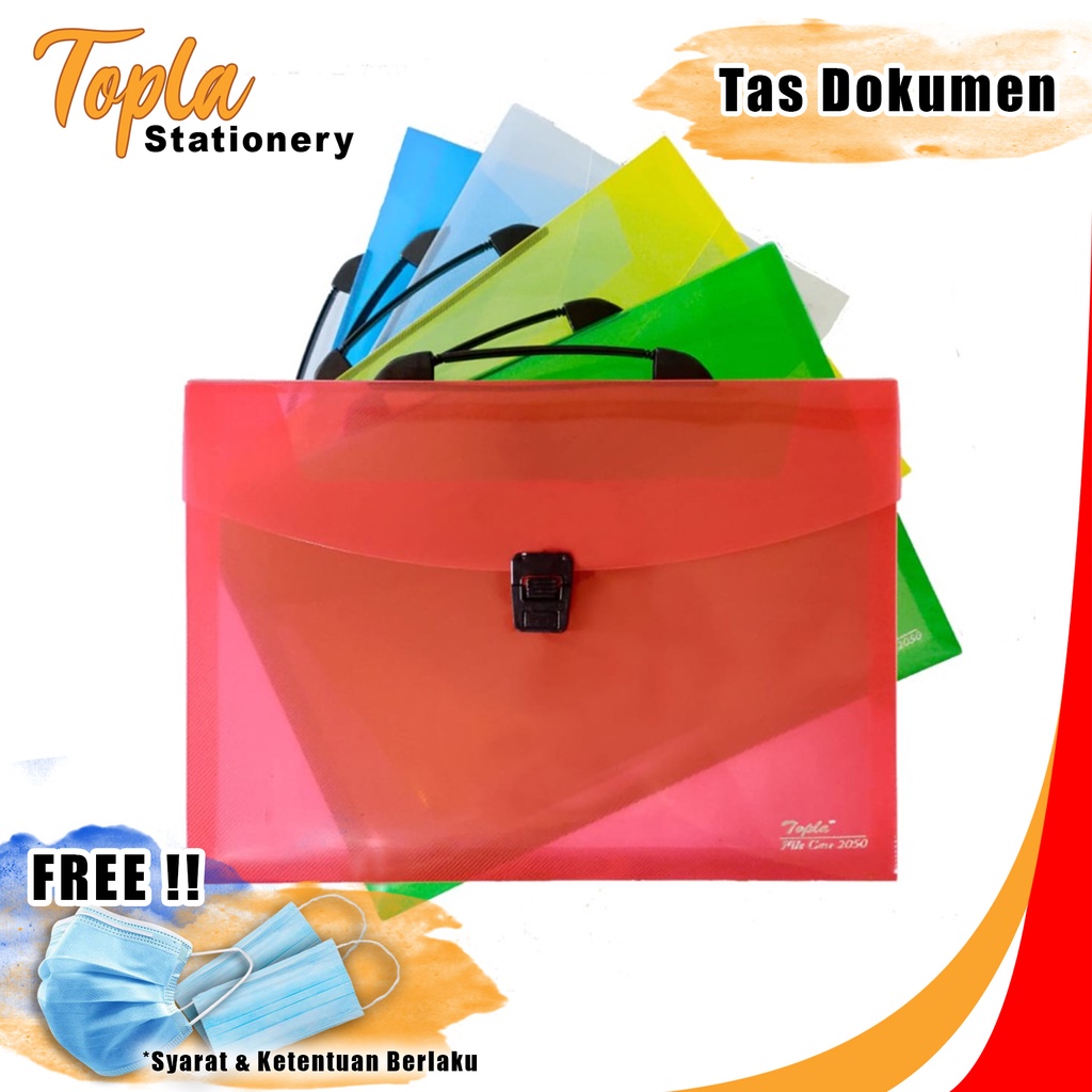 Map Dokumen Map File Plastik Tas Dokumen Tenteng Tas Berkas Folio Document Bag File Case F4 Tempat D