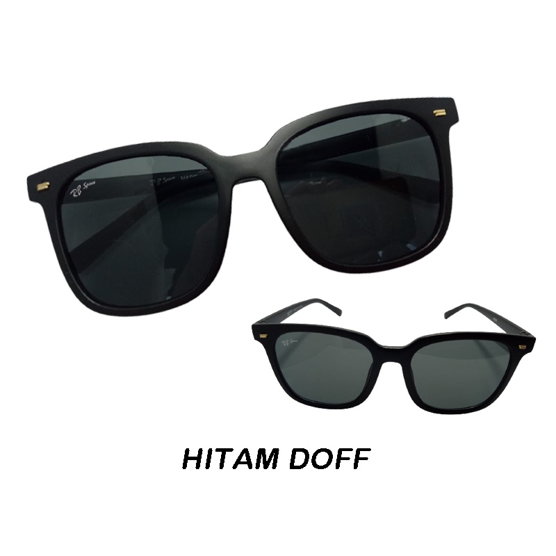 Kacamata Kotak Hitam Korean Fashion Sunglassess Wanita/Pria unisex Kacamata Gaya Cewek Cowok Korean Collcetion Fashion Design Oversized Sunglasses Unisex Kacamata Hitam