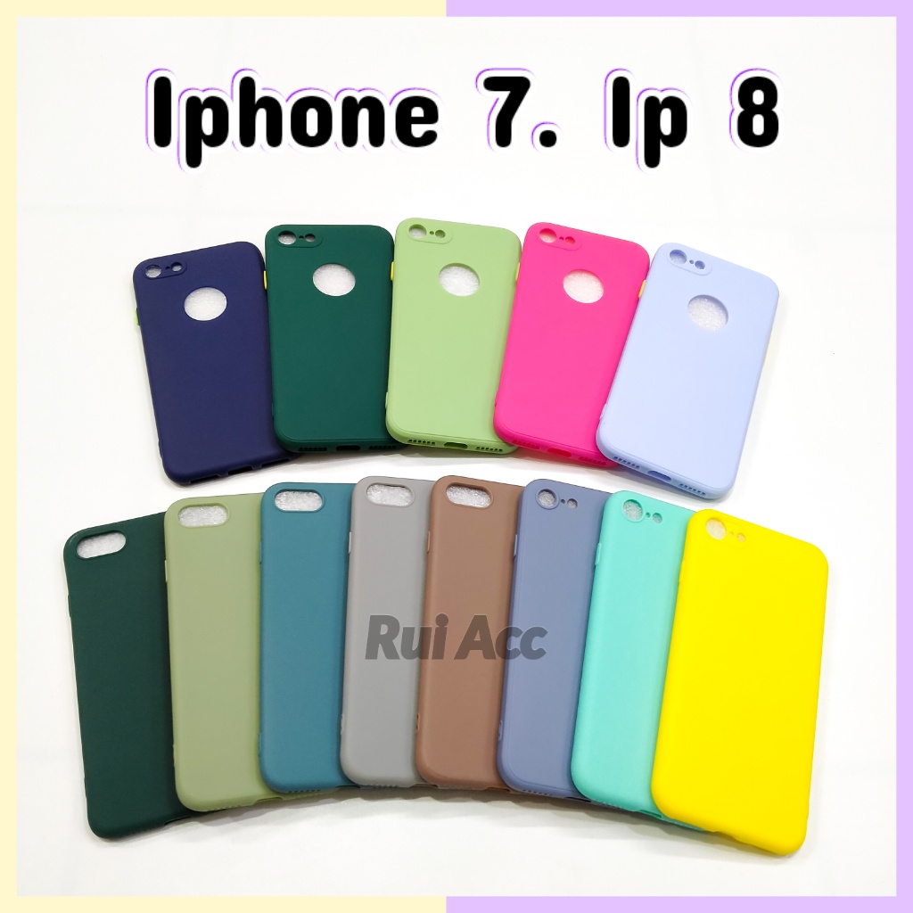 Jual Silikon Candy Iphone 7 8 7G 7S 8G 8S case Warna Warni Lentur