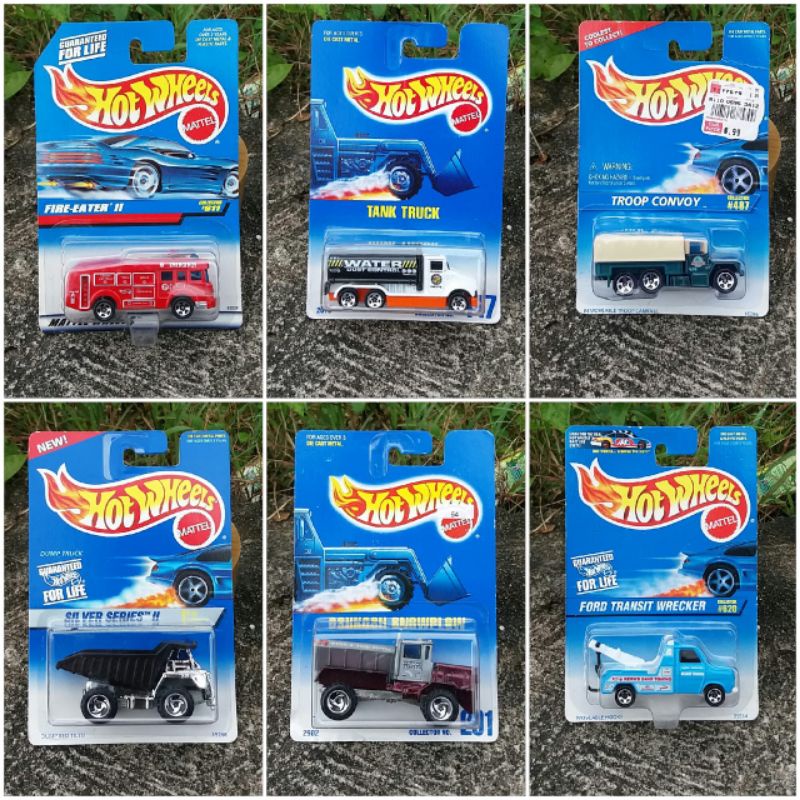 hot wheels truk hot wheels kontruksi  / hot wheels pemadam / hot wheels truck