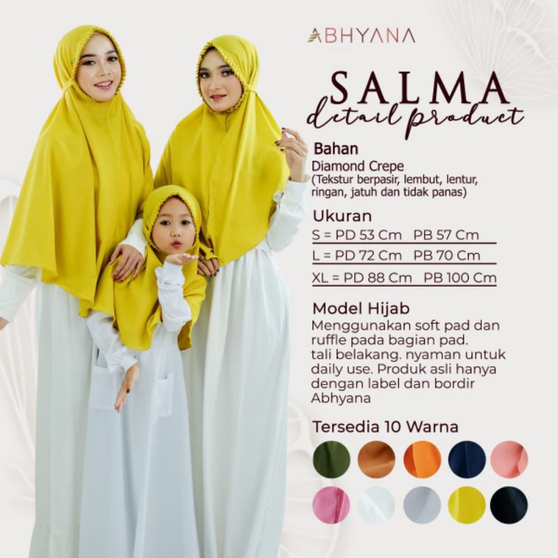 azkiolstore jilbab salma ori abhyana