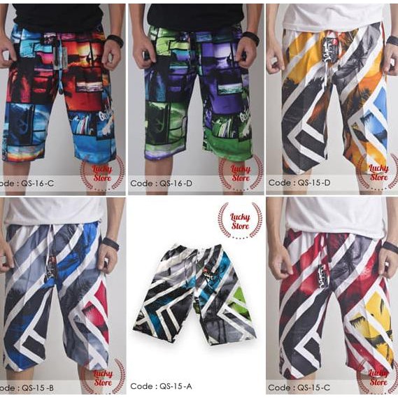 ✺Y11823☆ celana pendek santai surfing quicksilver untuk olahraga,surf pantai HQ