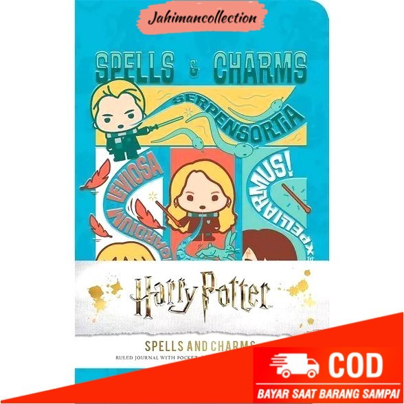 

✨ BISA COD ✨ Harry Potter: Spells and Charms Hardcover Ruled Journal