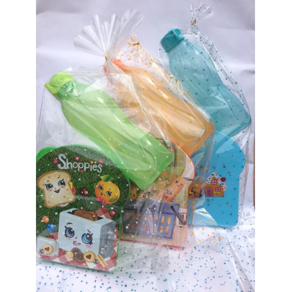parcel ulang tahun Souvenir anak tempat makan dan botol air gede