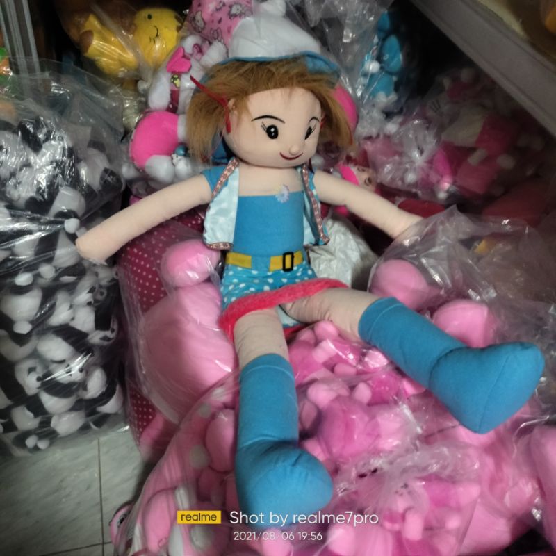 boneka Cindy jumbo biru