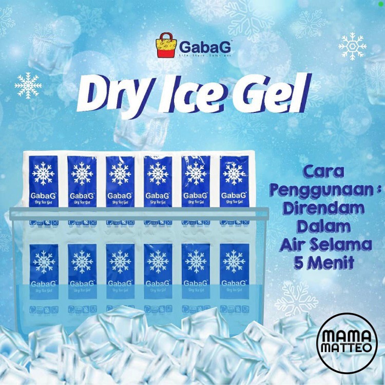 GABAG Dry Ice Gel Lembar - Thermafreeze Pack Lembaran / Pendingin Makanan Frozen Food Cooler Box / BANDUNG