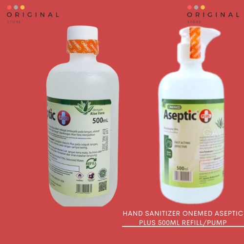 ASEPTIC PLUS 500ML REFILL &amp; DISPENSER ONEMED