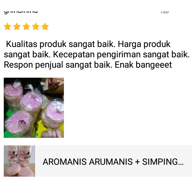 ARUM MANIS /AROMANIS ENAK TEBAL + SIMPING / ARUMANIS RAMBUT NENEK Srikandi - Bandung Indonesia - Tokomart Shop