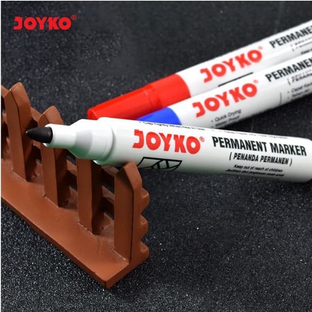 ( Ecer 1 Pc ) JOYKO - PERMANENT MARKER SPIDOL PERMANEN ROUND TIP PM 17 / PM 18